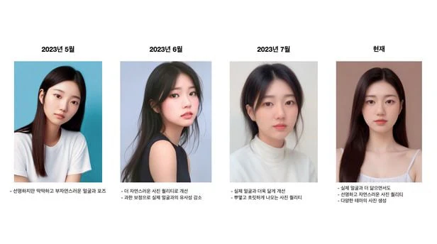AI 프로필 사진 서비스 개선 과정. /패러닷